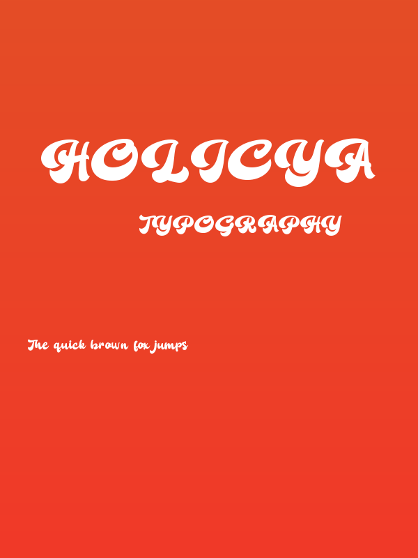 Holicya Poster