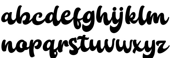 Holicya Font LOWERCASE
