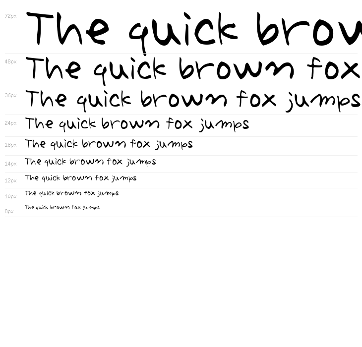 Holiday Alphabe Waterfall