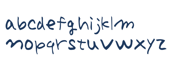 Holiday Alphabe Lowercase