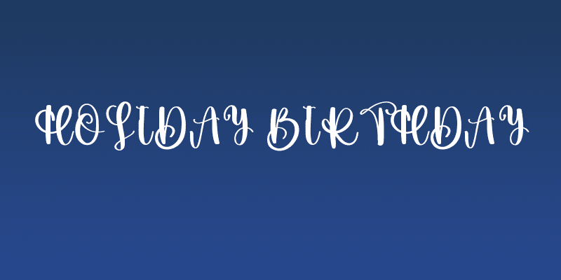Holiday Birthday Social Header