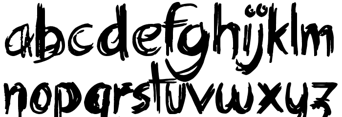 Holiday Blues Font LOWERCASE
