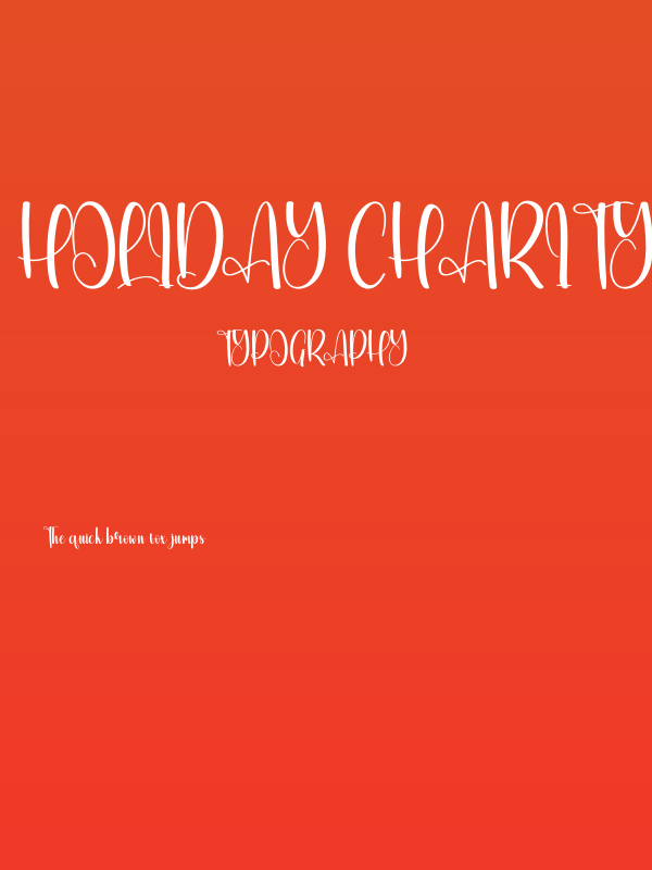 Holiday Charity Poster