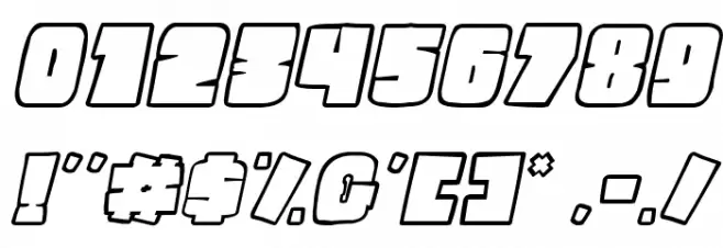 Holiday Chocolate Italic Font OTHER CHARS