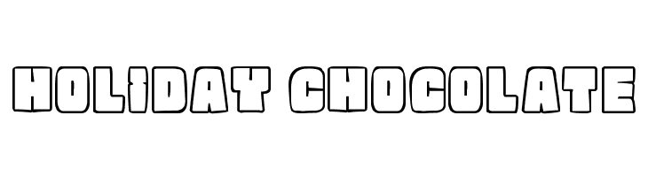 Holiday Chocolate  Free Fonts Download