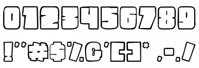 Holiday Chocolate Font OTHER CHARS