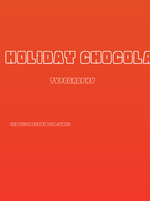 Holiday Chocolate Poster
