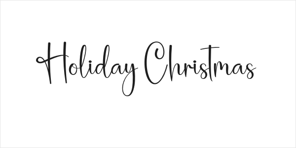 Holiday Christmas Logo