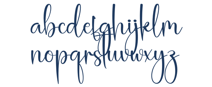 Holiday Christmas Lowercase