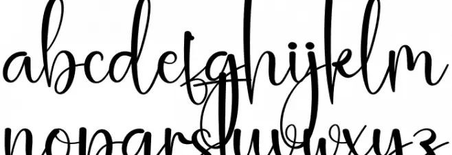 Holiday Christmas Caratteri MINUSCOLO