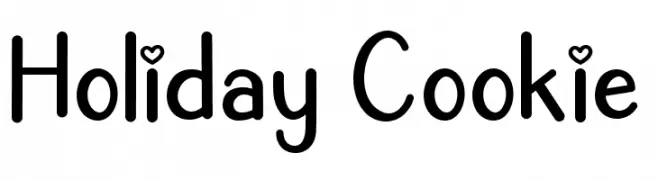Holiday Cookie font caratteri gratis