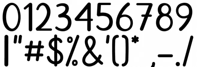 Holiday Cookie Шрифта ДРУГИЕ символов