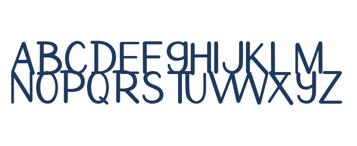 Holiday Cookie Uppercase