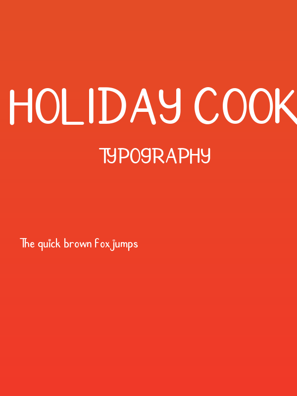 Holiday Cookie Poster