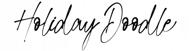 Holiday Doodle Caratteri