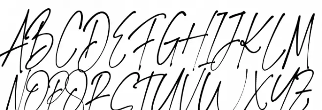 Holiday Doodle Caratteri MAIUSCOLE