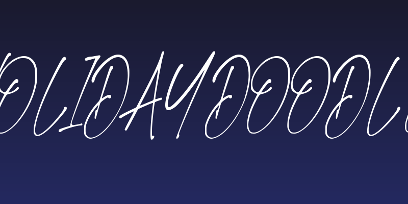 Holiday Doodle Social Header