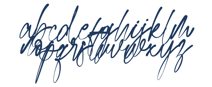 Holiday Doodle Lowercase