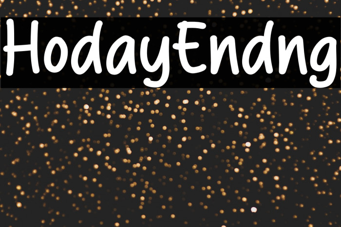 Holiday Ending Example 3