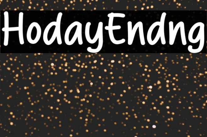 Holiday Ending Example 3