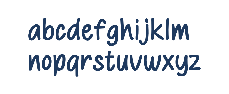 Holiday Ending Lowercase