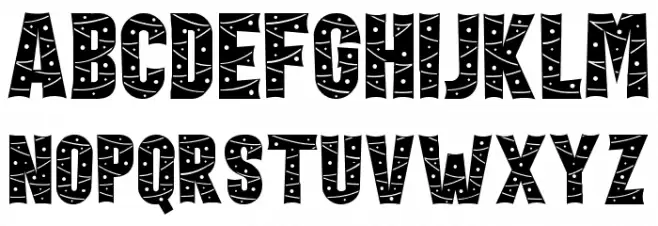 Holiday Harmony Decoration 2 Font UPPERCASE