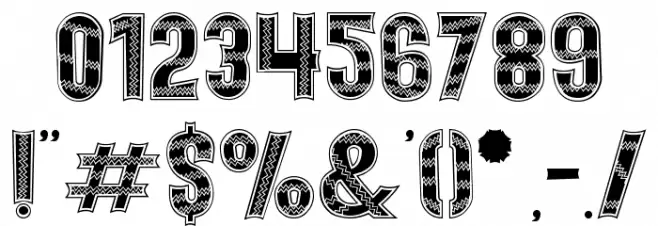 Holiday Harmony Decoration フォント その他の文字