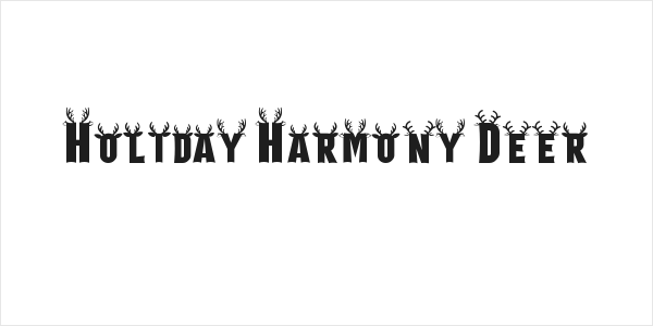 Holiday Harmony Deer Logo