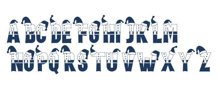 Holiday Harmony Santa Uppercase