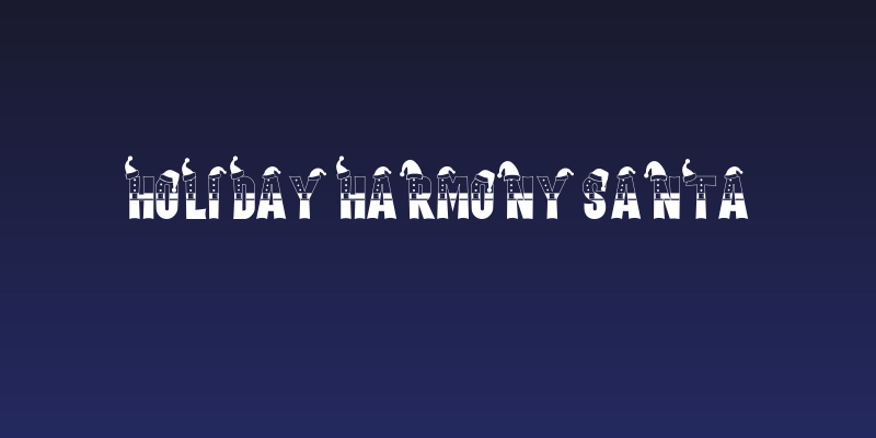 Holiday Harmony Santa Social Header