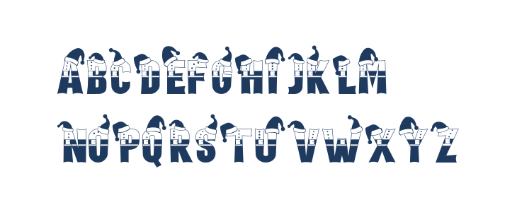 Holiday Harmony Santa Lowercase