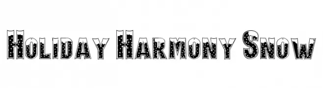 Holiday Harmony Snow تنزيل الخطوط