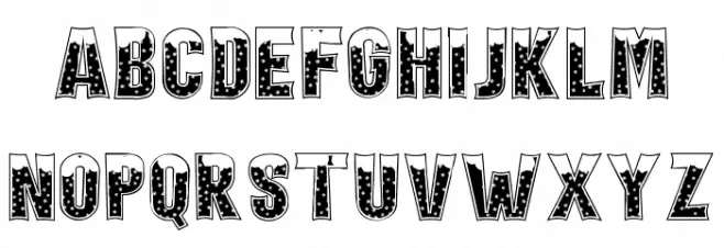 Holiday Harmony Snow フォント 小文字