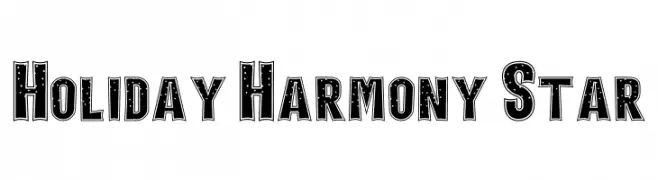 Holiday Harmony Star تنزيل الخطوط
