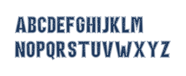 Holiday Harmony Star Uppercase