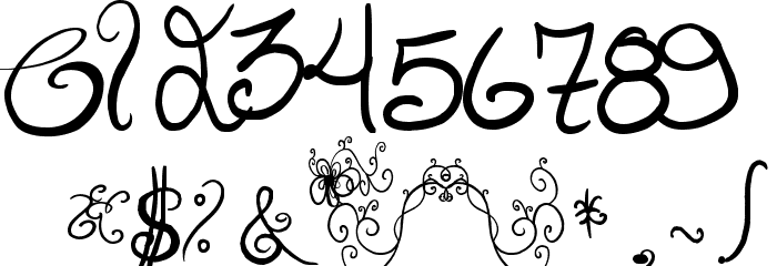 Holiday Home Font OTHER CHARS