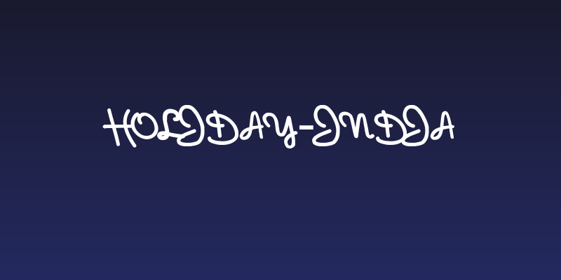 Holiday-India Social Header