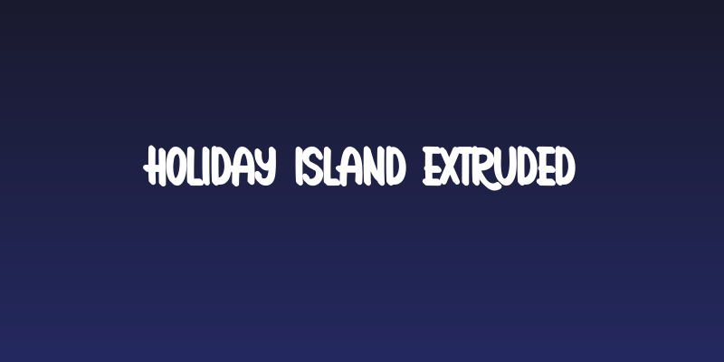 Holiday Island Extruded Social Header