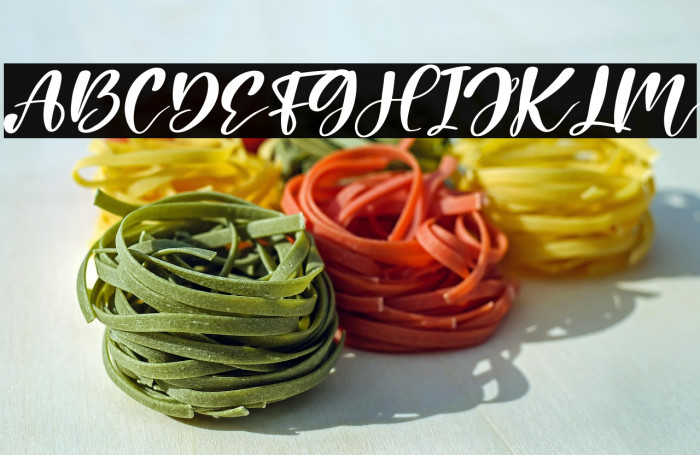 Holiday Italic Example 2