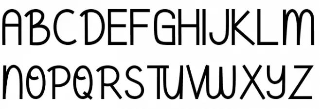 Holiday Jingle Font UPPERCASE