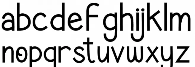 Holiday Jingle Font LOWERCASE