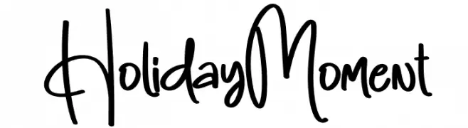 Holiday Moment フリーフォントのダウンロード