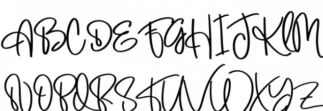 Holiday Moment Caratteri MAIUSCOLE