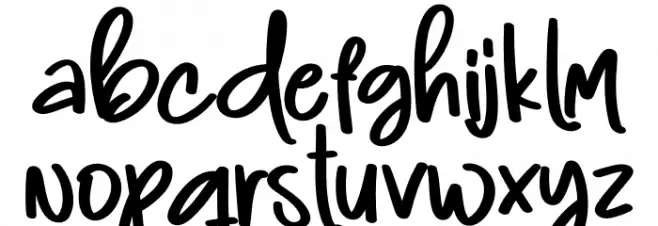 Holiday Moment Caratteri MINUSCOLO