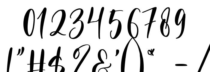 Holiday Party Font OTHER CHARS