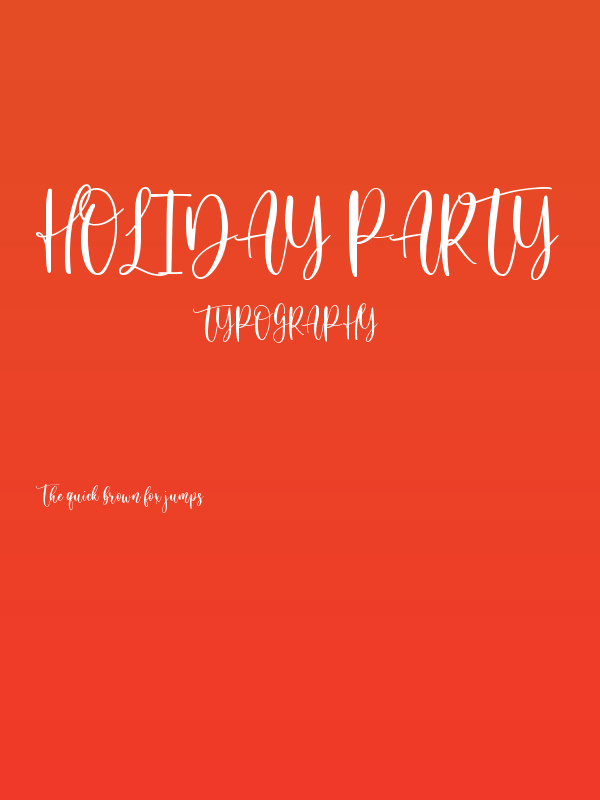 Holiday Party Poster