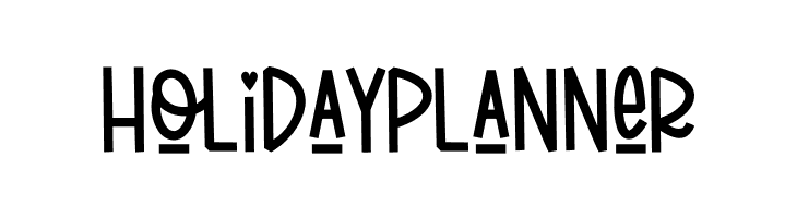 Holiday Planner  baixar fontes gratis