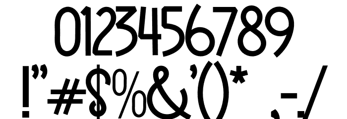 Holiday Planner Font OTHER CHARS