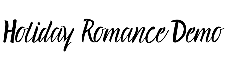 Holiday Romance Demo  لخطوط تنزيل