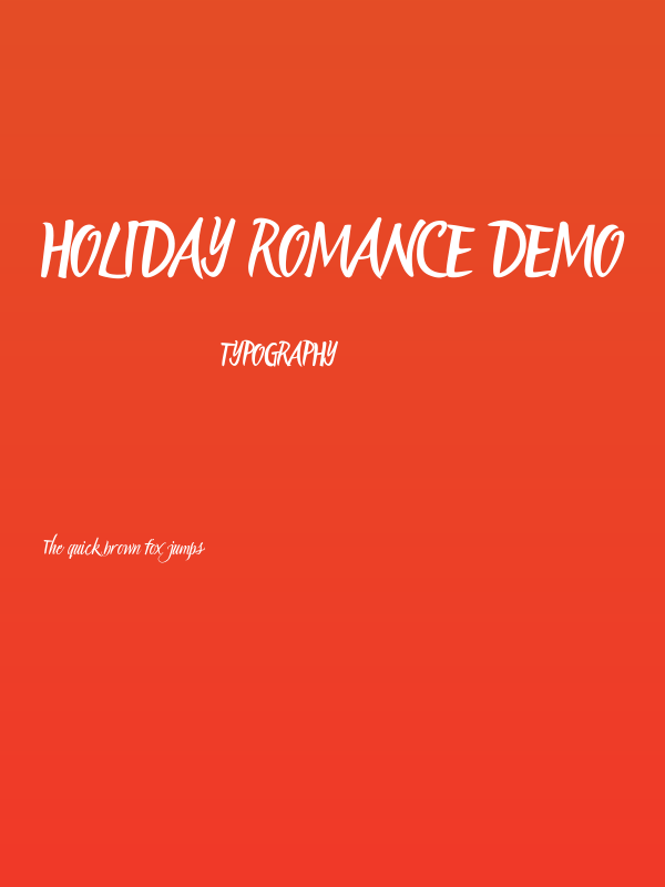 Holiday Romance Demo Poster
